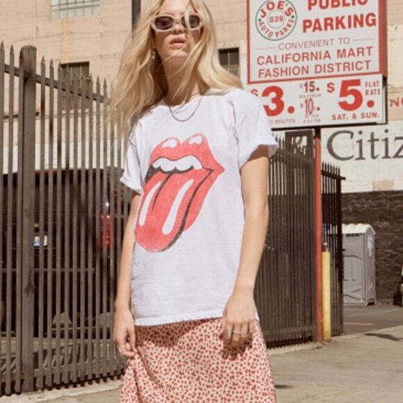 Daydreamer Rolling Stones '89 Weekend Tee – Vintage White (Size Small) - Picture 1 of 14